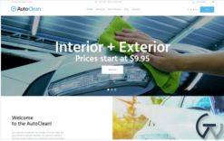 AutoClean - Car Wash & Car Repair WordPress Theme