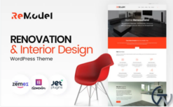 Remodel - Renovation & Interior Design WordPress Theme
