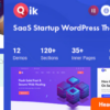 QIK SaaS Startup WordPress Theme