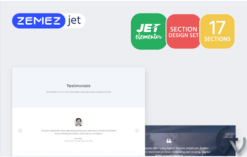 Testiz - Testimonials Jet Sections Elementor Template