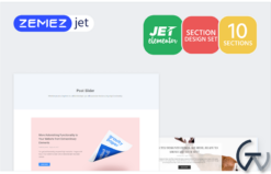 Blogster - Posts Jet Sections Elementor Template
