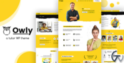 Owly - elearning Education, Tutor WordPress Theme 2.3