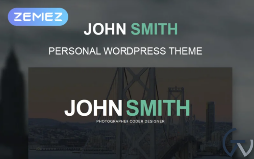 Online CV WordPress Theme