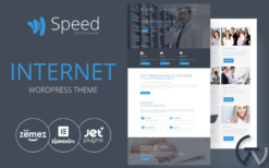 Speed - Internet Theme with Elementor Builder WordPress Theme