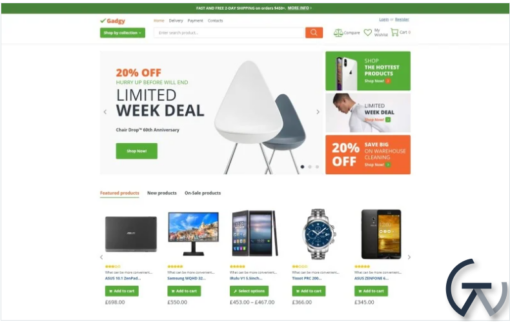 Gadgy Wholesale Store WooCommerce Theme