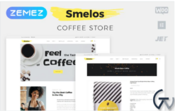 Smelos - Coffee Shop ECommerce Classic Elementor WooCommerce Theme