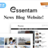 Essentam - News Blog Multipurpose Classic WordPress Theme 2 essentam news blog