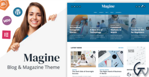 Magine Business Blog WordPress Theme