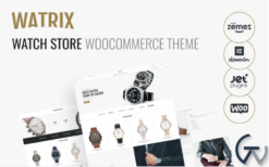 Watrix - Watch Shop ECommerce Classic Elementor WooCommerce Theme
