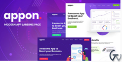 Appon - App & SaaS Software WordPress Theme 1.2.0