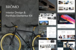 Bromo - Interior Design Portfolio Template Kit