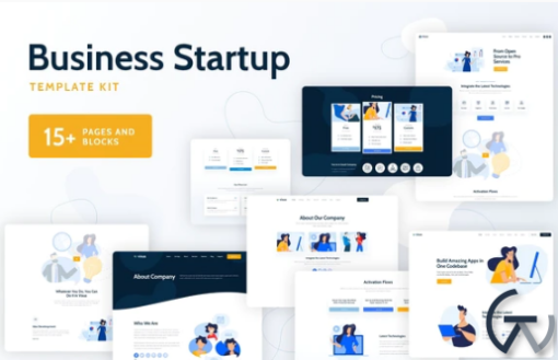 Vixus Business Startup Template Kit