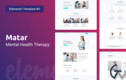 Matar — Mental Health Therapy Template Kit