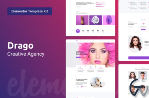 Drago Creative Digital Agency Elementor Template Kit