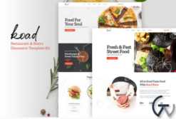 Koad - Restaurant & Bistro Elementor Template Kits