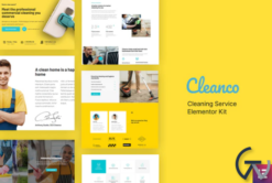 Cleanco - Cleaning Service Company Template Kit