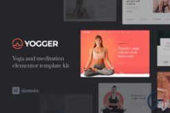 Yogger - Meditation and Yoga Elementor Template Kit
