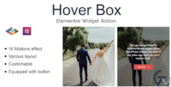 Hover Box Elementor Page Builder Addon 1.0