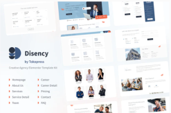 Disency | Agency Elementor Template Kit