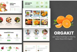 OrgaKit - Organic Farm Elementor Template Kit