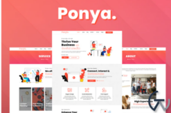 Ponya - Social Media Agency Template Kit