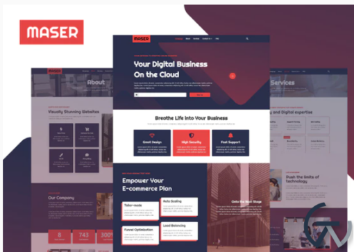 Maser Web Design Agency Template Kit