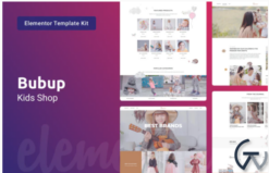 Bubup — Kids Store & Baby Shop Elementor Template Kit