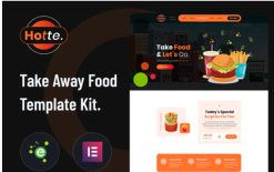 Hotte - Take Away Food Elementor Template Kit