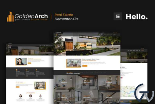 GoldenArch Real Estate Elementor Template Kit