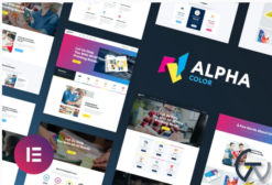 AlphaColor - Design & Printing Elementor Template Kit