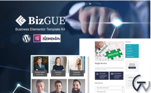BizGUE Business Elementor Template Kit