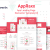 AppRaxx App Landing Page Elementor Template Kit