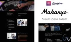 Makaryo - CV & Portofolio Elementor Kit