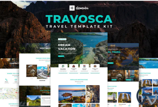 Travosca Travel Elementor Template Kit