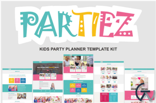 Partiez Kids Party Planner Template Kit