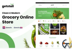 Getstall - Grocery Store Elementor Template Kit