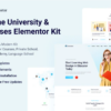 Educator Online University Courses Elementor Template Kit