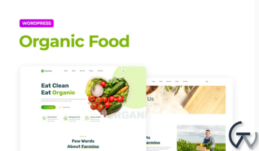 Farmino %E2%80%93 Organic Food Template Kit