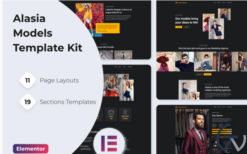 Alasia — Model Agency Elementor Template Kit