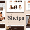 Sheipa Spa Beauty Elementor Template Kit
