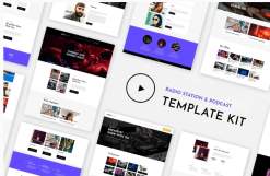 RareRadio | Music & Streaming Elementor Template Kit