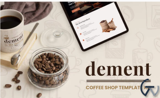 Dement Coffee Shop Elementor Template Kit