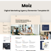 Moiz - Digital Marketing Agency Elementor Template Kit 3 Moiz Digital Marketing Agency Elementor Template Kit