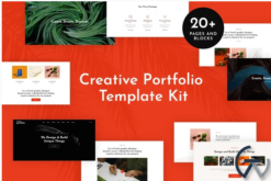 Helion - Creative Portfolio Elementor Template Kit