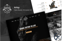 Artsy - Tattoo Studio Template Kit