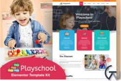 Playschool - Childcare & School Elementor Template Kit