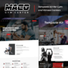 Maco Kit Gym Fitness Elementor Template Kit