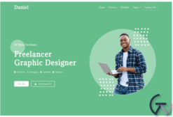 Daniel - Personal Freelancer Elementor Template Kit
