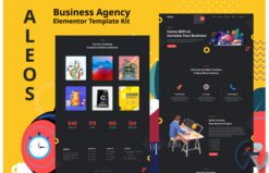 Aleos - Business Agency Elementor Template Kit