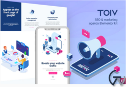 Toiv – SEO & Marketing Agency Elementor Template Kit
